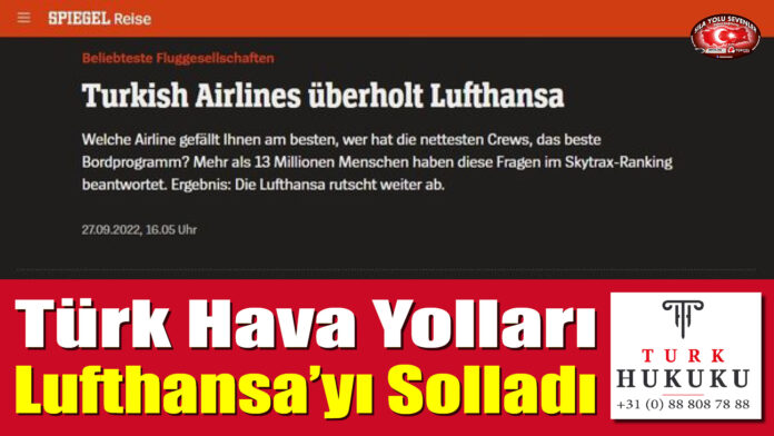 Türk Hava Yolları Lufthansa’yı Solladı